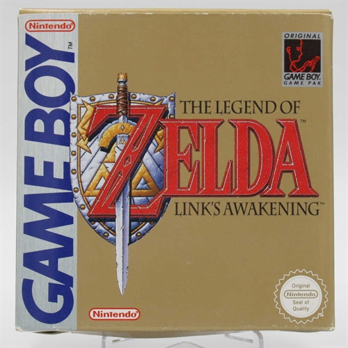 The Legend of Zelda: Link's Awakening - Gameboy original - Komplet I Æske (A-Grade) (Genbrug)